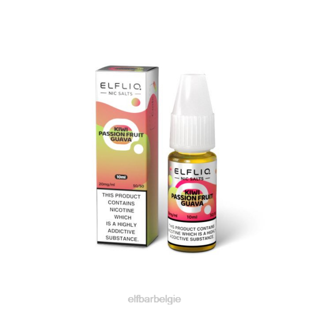 elfbar elfliq kiwi-passievrucht guavezouten - 10 ml-20 mg/mlFH0H210