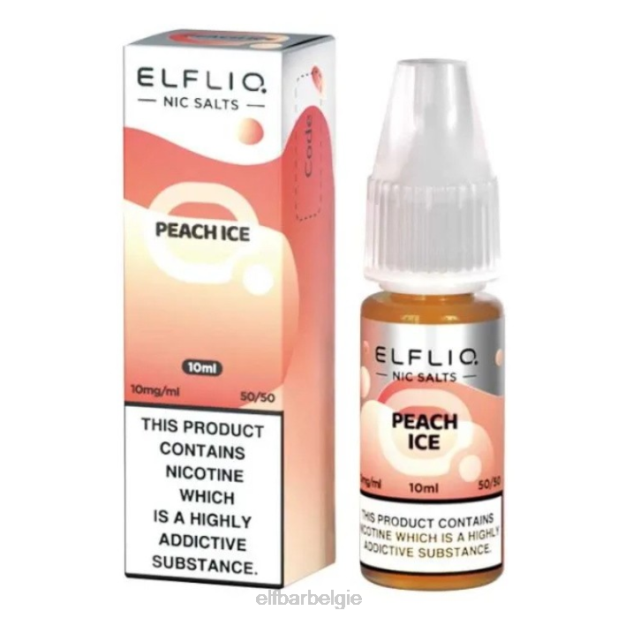 elfbar elfliq nic salts - perzikijs - 10ml-20 mg/mlFH0H186