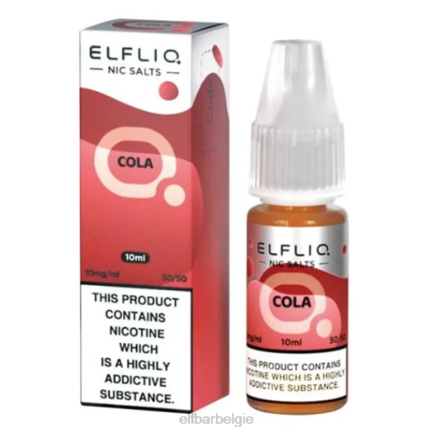 elfbar elfliq nic zouten - cola - 10ml-10 mg/mlFH0H194