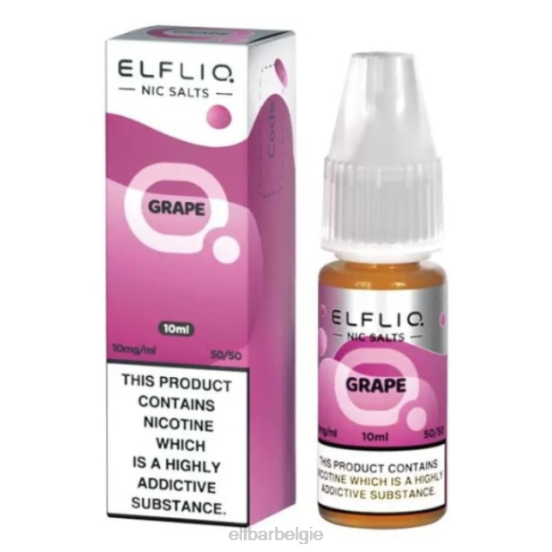 elfbar elfliq nic zouten - druif - 10ml-10 mg/mlFH0H191