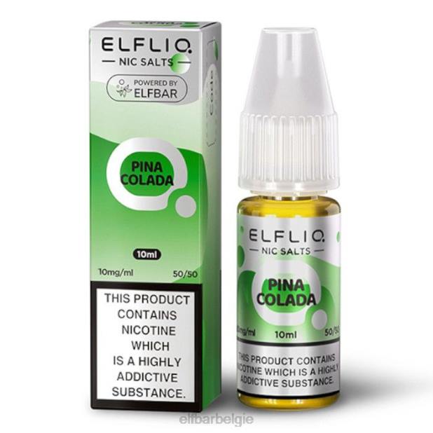 elfbar elfliq nic-zouten - pina colada - 10 ml-10 mg/mlFH0H175
